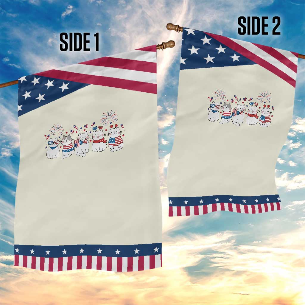 Patriotic Cat Lover Gift Patriotic Garden Flag USA 250 Anniversary TS12 Print Your Wear