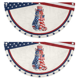 Proud American Cat Lover Patriotic Fan Flag Animal Lover Gift TS12 2pcs pack Classic Beige Print Your Wear
