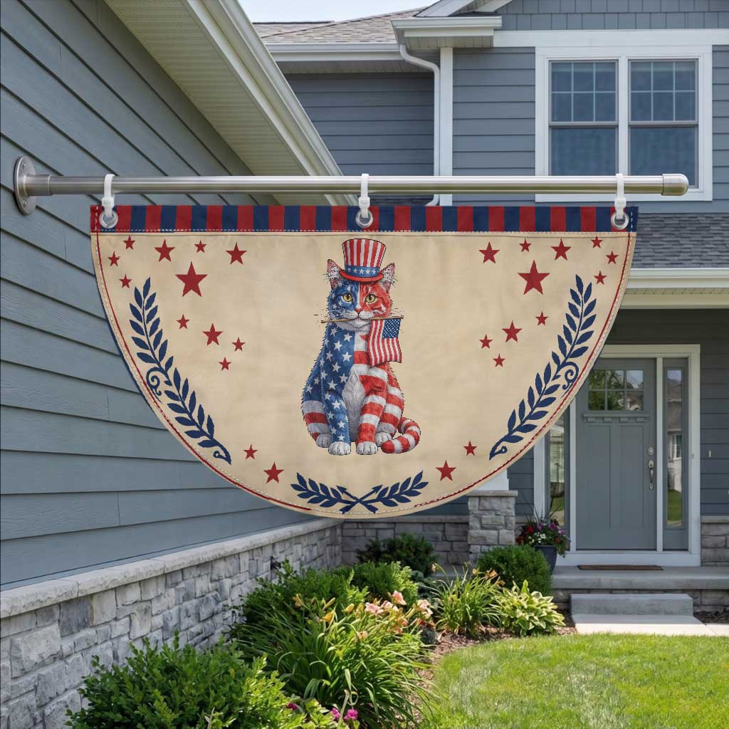 Proud American Cat Lover Patriotic Fan Flag Animal Lover Gift TS12 2pcs pack Laurel Tan Print Your Wear