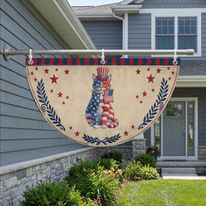 Proud American Cat Lover Patriotic Fan Flag Animal Lover Gift TS12 2pcs pack Laurel Tan Print Your Wear
