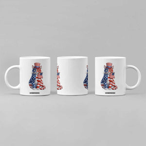 Proud American Cat Lover Coffee Mug Patriotic Animal Lover Gift TS12 Print Your Wear
