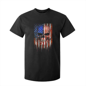 Patriotic Skull American Flag USA Pride T Shirt For Kid TS12 Black Print Your Wear