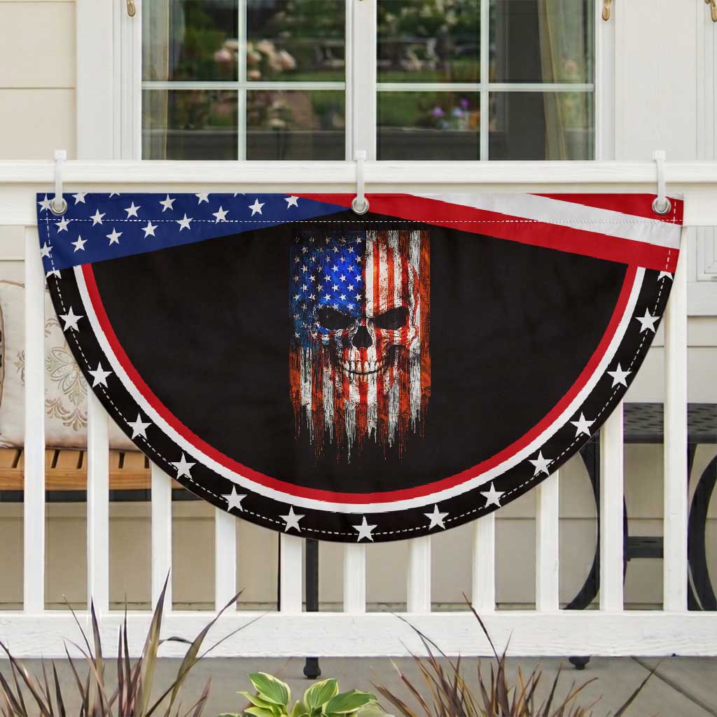 Skull American Flag USA Pride Patriotic Fan Flag Skeleton Lover TS12 2pcs pack Classic Black Print Your Wear