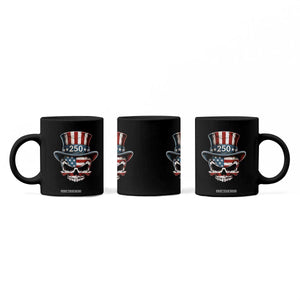 American Flag Skull Patriotic Pride Coffee Mug USA 250 Anniversary TS12 Print Your Wear