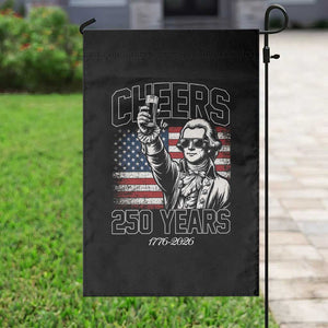 Patriotic Thomas Jefferson Garden Flag Cheers To 250 Years TS12 Print Your Wear