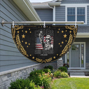 Thomas Jefferson Patriotic Fan Flag Cheers To 250 Years TS12 2pcs pack Vintage Black Print Your Wear