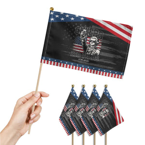Patriotic Thomas Jefferson Patriotic Handheld Flag Cheers To 250 Years TS12 Print Your Wear