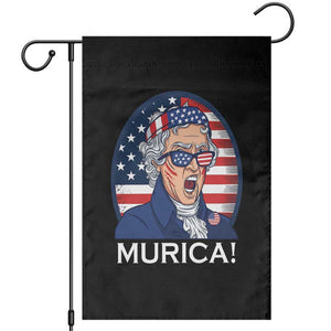 Funny Murica Thomas Jefferson Garden Flag Founding Father Gift TS12 Black Print Your Wear