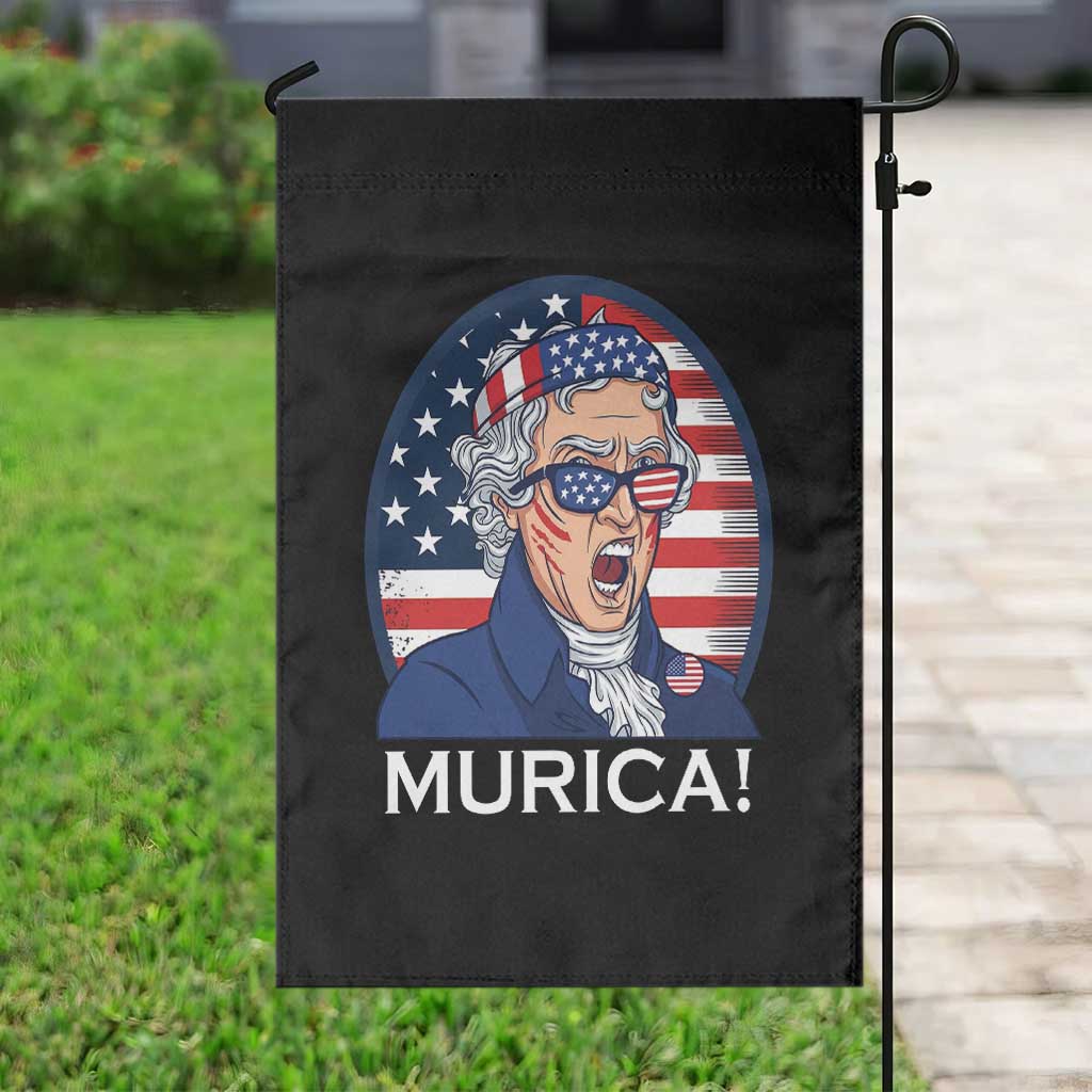 Funny Murica Thomas Jefferson Garden Flag Founding Father Gift TS12 Print Your Wear