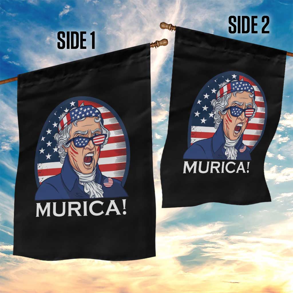 Funny Murica Thomas Jefferson Garden Flag Founding Father Gift TS12 Print Your Wear