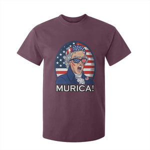Funny Murica Thomas Jefferson T Shirt For Kid Founding Father Gift TS12 Maroon Print Your Wear