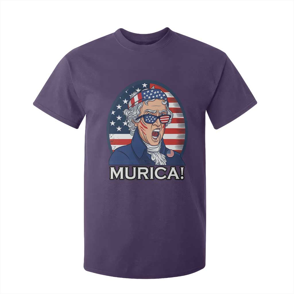 Funny Murica Thomas Jefferson T Shirt For Kid Founding Father Gift TS12 Purple Print Your Wear