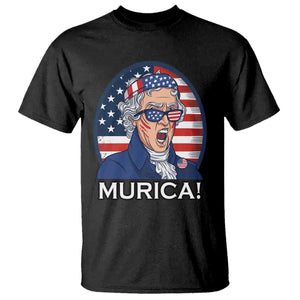 Funny Murica Thomas Jefferson T Shirt Founding Father Gift TS12 Black Print Your Wear