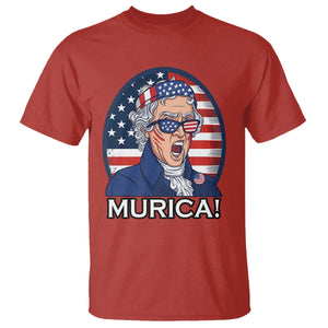 Funny Murica Thomas Jefferson T Shirt Founding Father Gift TS12 Red Print Your Wear