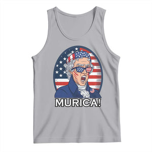 Funny Murica Thomas Jefferson Tank Top Founding Father Gift TS12 Athletic Heather Print Your Wear