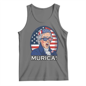 Funny Murica Thomas Jefferson Tank Top Founding Father Gift TS12 Black Heather Print Your Wear