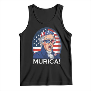 Funny Murica Thomas Jefferson Tank Top Founding Father Gift TS12 Black Print Your Wear