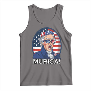 Funny Murica Thomas Jefferson Tank Top Founding Father Gift TS12 Deep Heather Print Your Wear