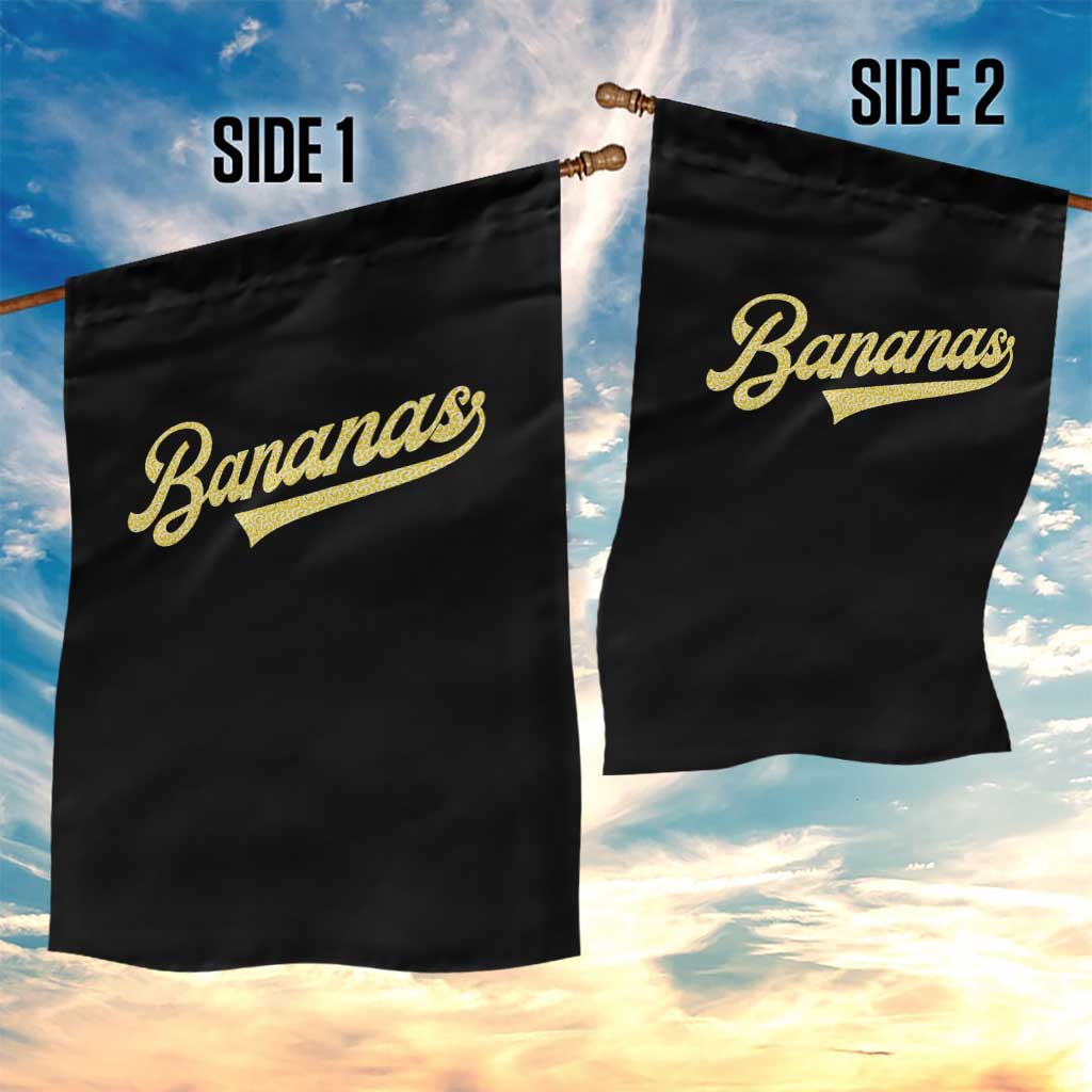 Funny Banana Pattern Typography Garden Flag Retro Throwback Fruit Lover TS12 Print Your Wear