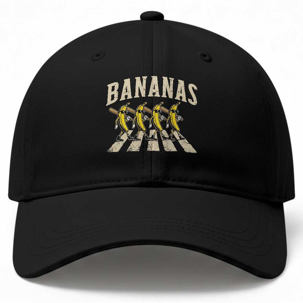 Retro Bananas Parody Baseball Cap Funny Baseball Player Gift TS12 Print Your Wear