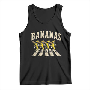 Retro Bananas Parody Tank Top Funny Baseball Player Gift TS12 Black Print Your Wear
