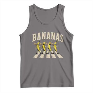 Retro Bananas Parody Tank Top Funny Baseball Player Gift TS12 Deep Heather Print Your Wear