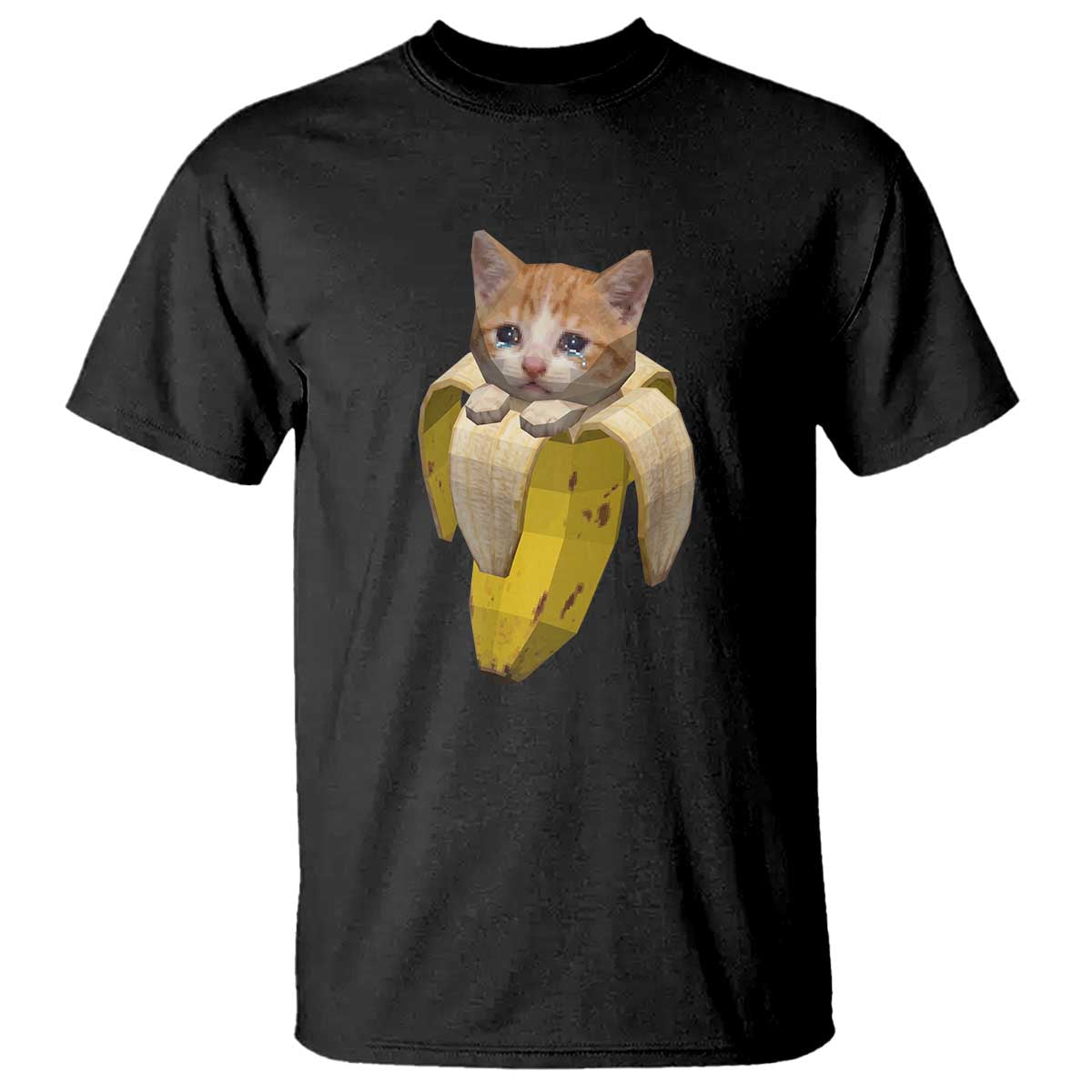Funny Bananacat Meme Lover T Shirt Cute Kitty Banana Costume TS12 Black Print Your Wear