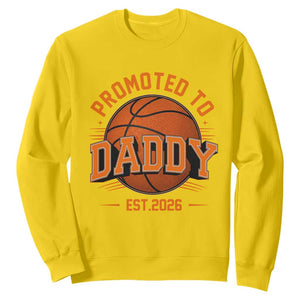 Personalized Basketball Daddy Sweatshirt Custom Number First Time Dad Pregnancy Announcement TS12 Daisy Print Your Wear