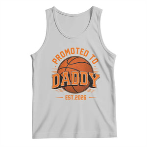 Personalized Basketball Daddy Tank Top Custom Number First Time Dad Pregnancy Announcement TS12 Ash Print Your Wear