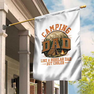 Camping Dad Like A Regular Dad But Cooler Garden Flag Funny Fathers Day Gift TS12 Print Your Wear