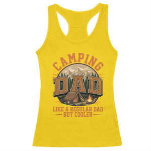 Camping Dad Like A Regular Dad But Cooler Racerback Tank Top Funny Fathers Day Gift TS12 Daisy Print Your Wear