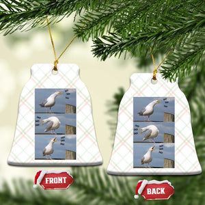 Funny Seagull Papa Ceramic Ornament Fathers Day Gift Ocean Life Dad Graphic TS12 Print Your Wear