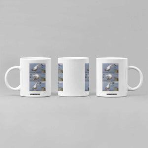 Funny Seagull Papa Coffee Mug Fathers Day Gift Ocean Life Dad Graphic TS12 Print Your Wear