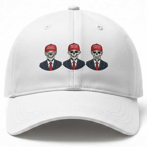 Skeleton See No Crimes Hear No Truth Baseball Cap Funny Political Satire TS12 Print Your Wear