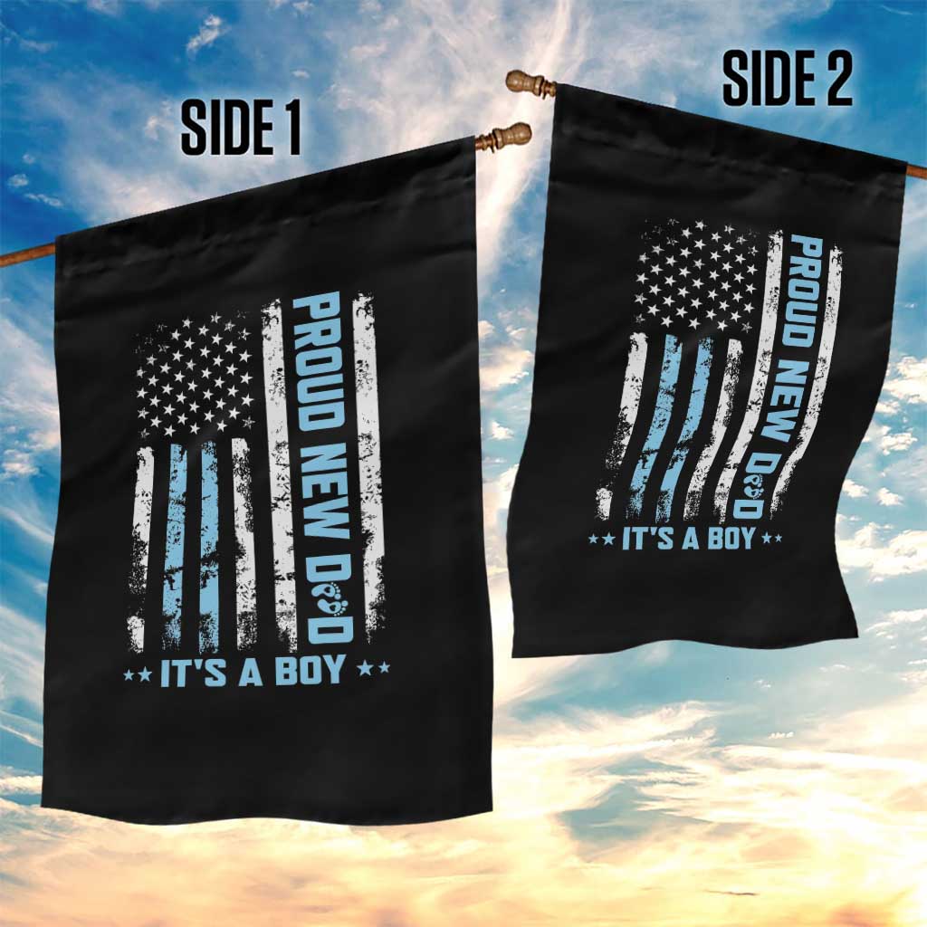 Proud New Dad Its A Boy Garden Flag Patriotic First Fathers Day Gift TS12 Print Your Wear