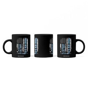 Proud New Dad Its A Boy Coffee Mug Patriotic First Fathers Day Gift TS12 Print Your Wear