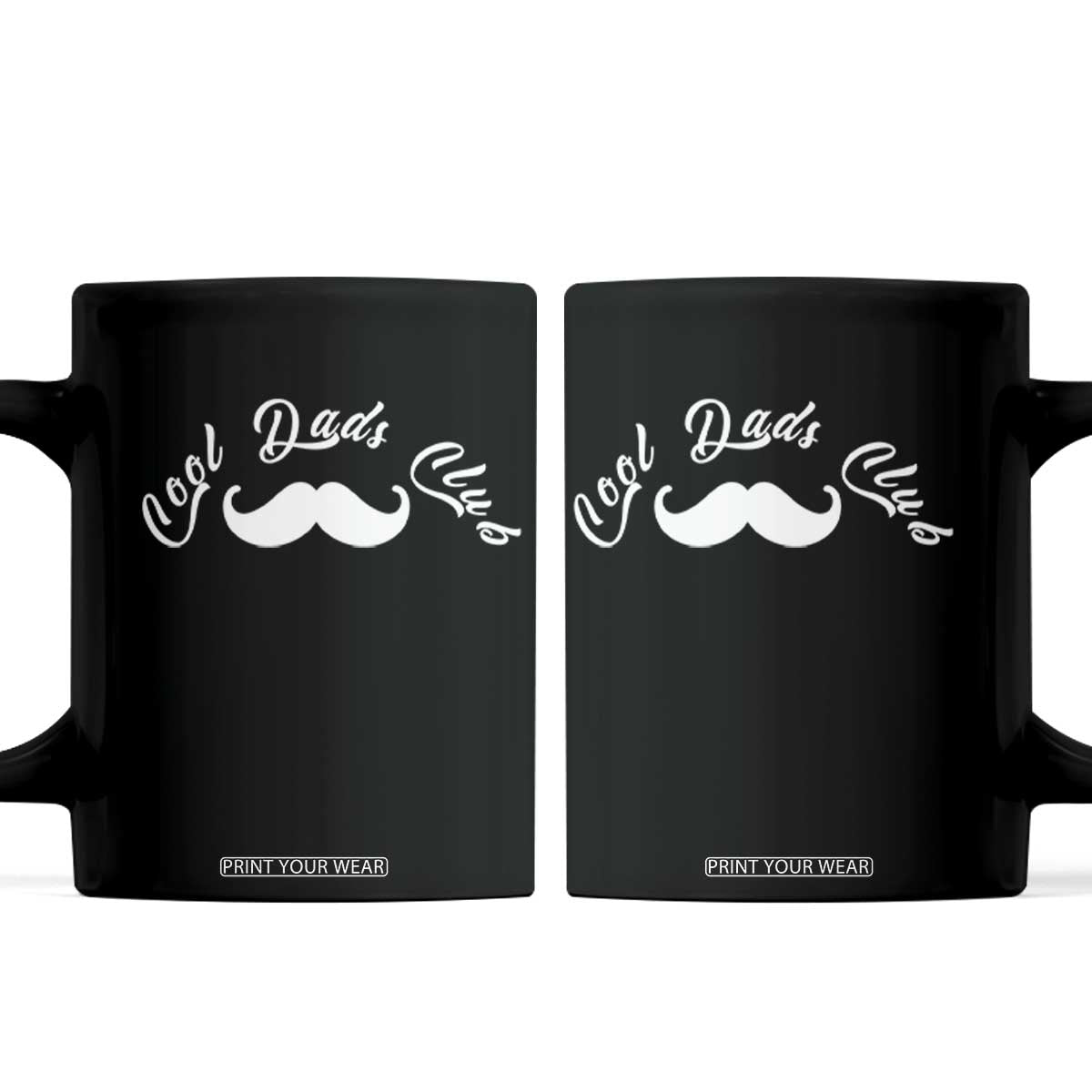 Cool Dad Club Coffee Mug Coolest Dad Ever Birthday Gift TS12 Black Print Your Wear