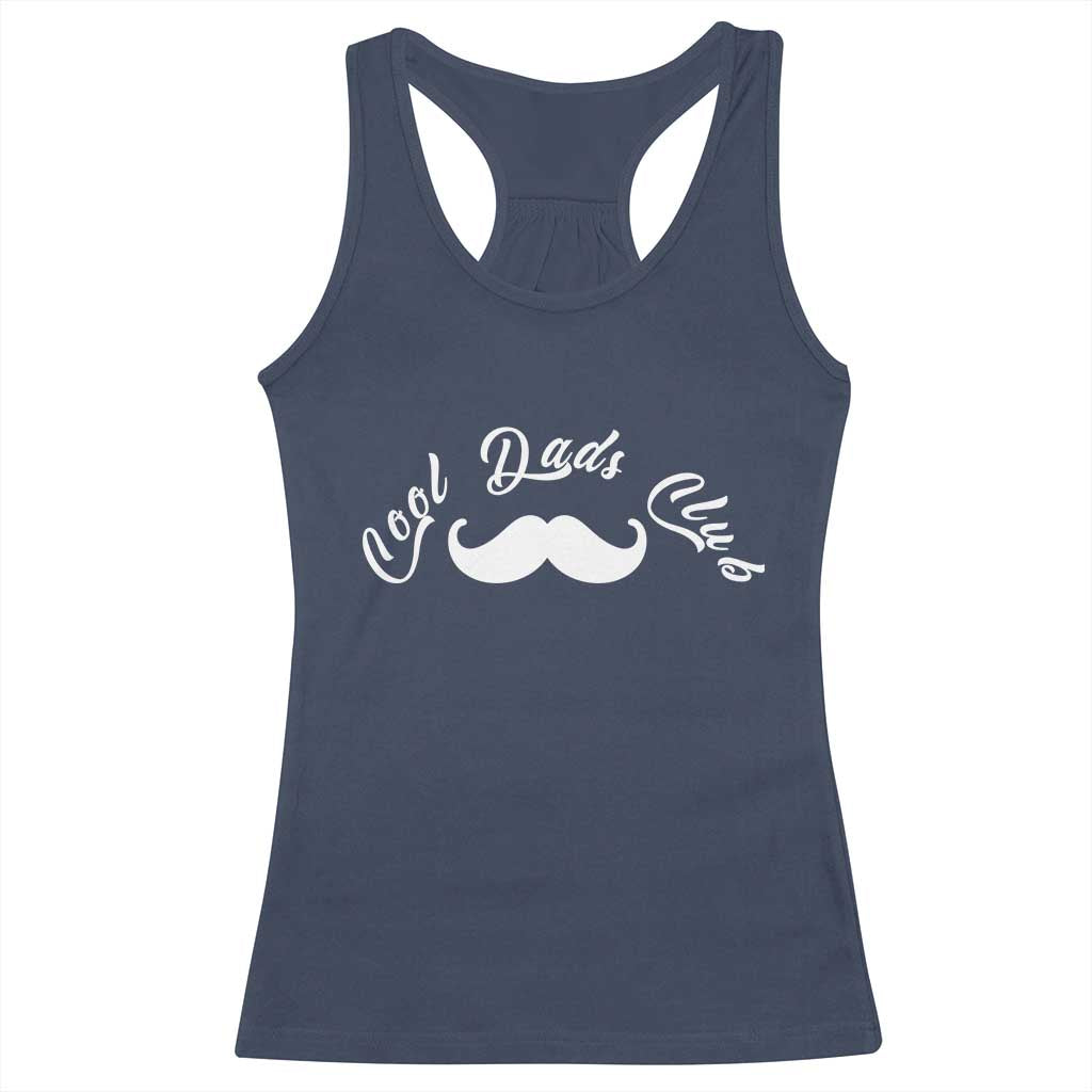 Cool Dad Club Racerback Tank Top Coolest Dad Ever Birthday Gift TS12 Navy Print Your Wear