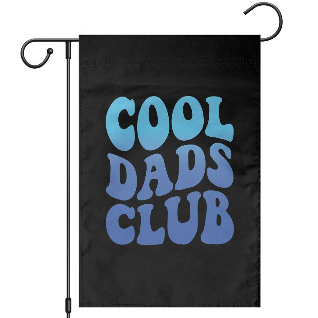 Cool Dads Club Blue Typography Garden Flag Fathers Day Gift TS12 Black Print Your Wear
