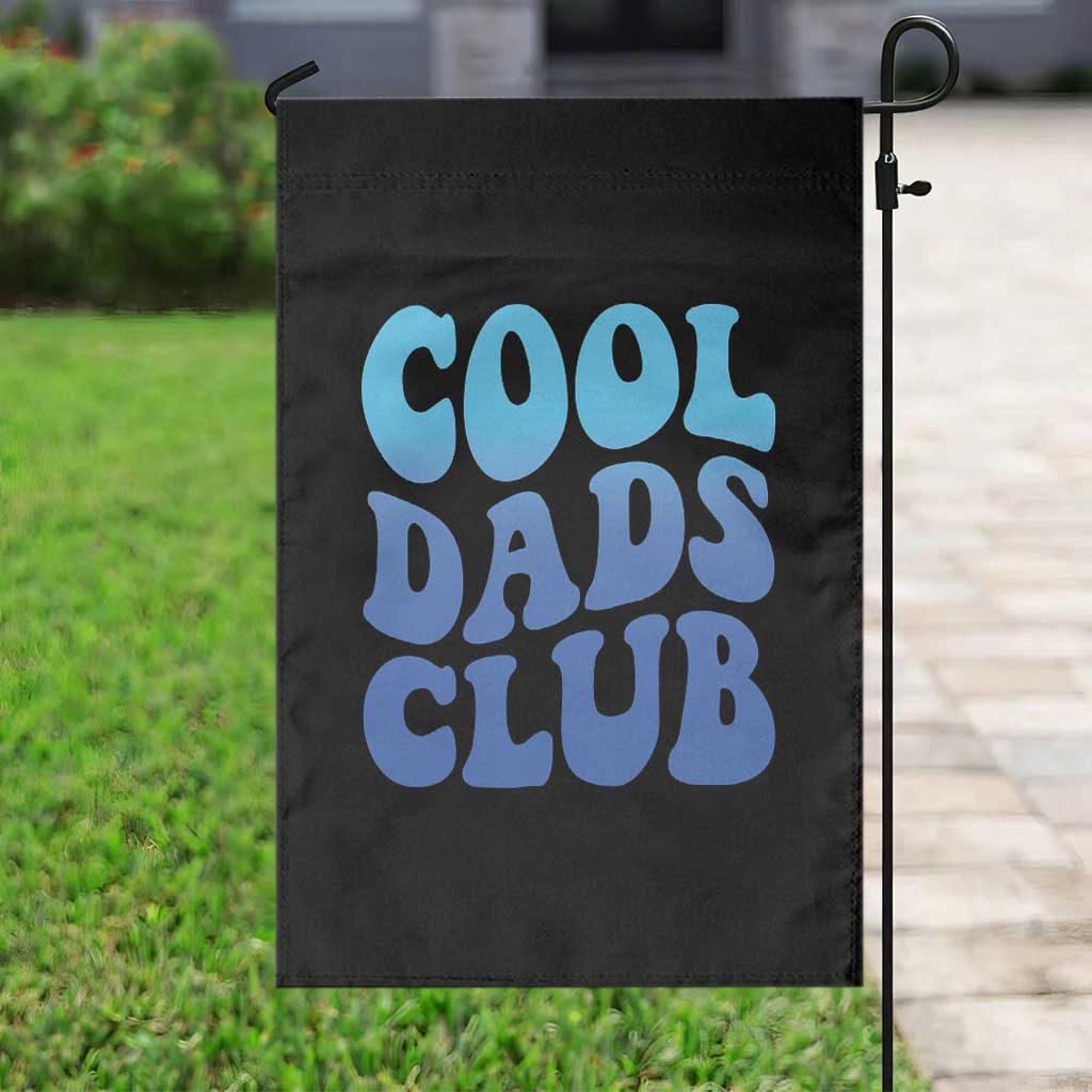 Cool Dads Club Blue Typography Garden Flag Fathers Day Gift TS12 Print Your Wear
