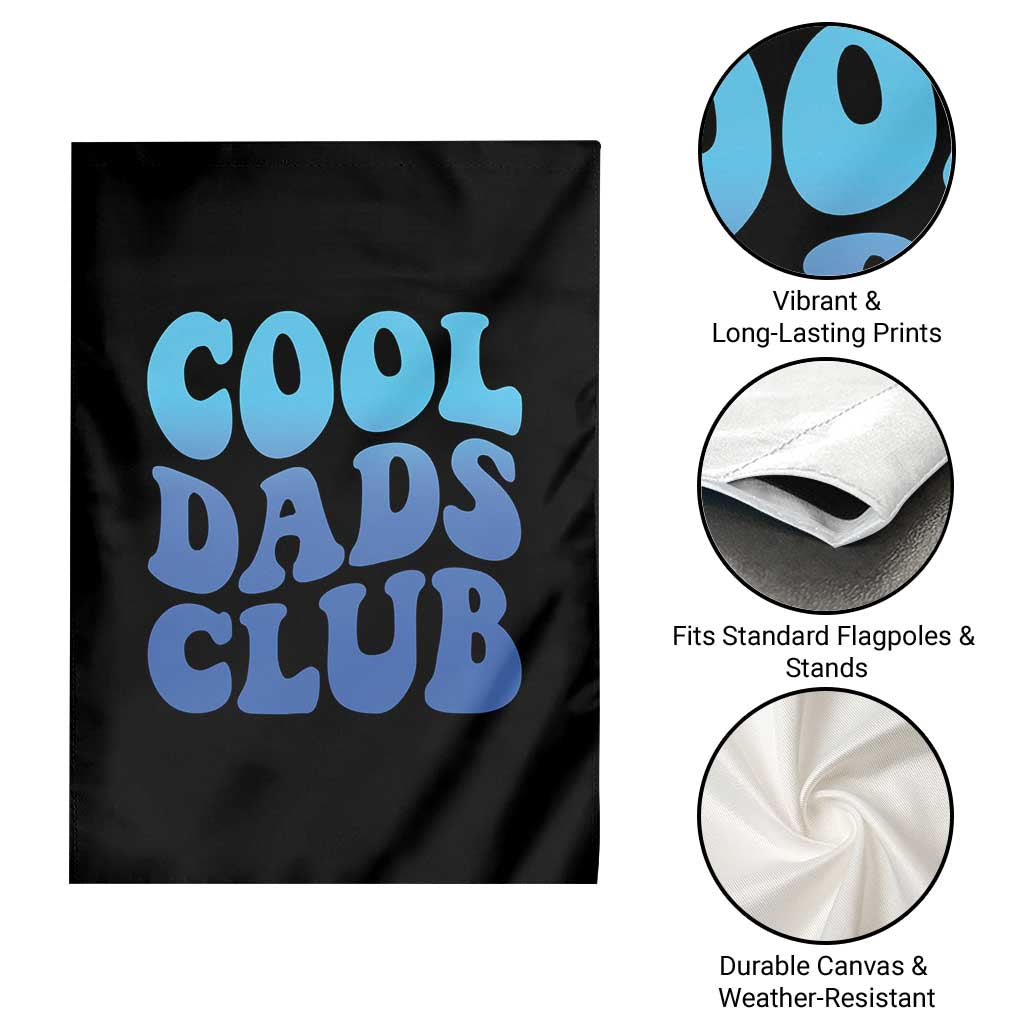 Cool Dads Club Blue Typography Garden Flag Fathers Day Gift TS12 Print Your Wear