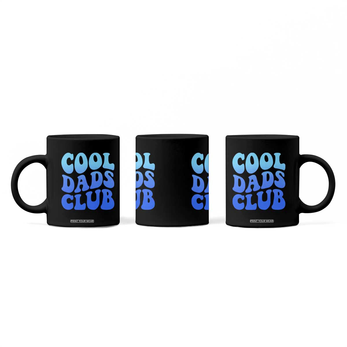 Cool Dads Club Blue Typography Coffee Mug Fathers Day Gift TS12 Print Your Wear