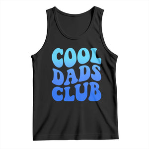 Cool Dads Club Blue Typography Tank Top Fathers Day Gift TS12 Black Print Your Wear