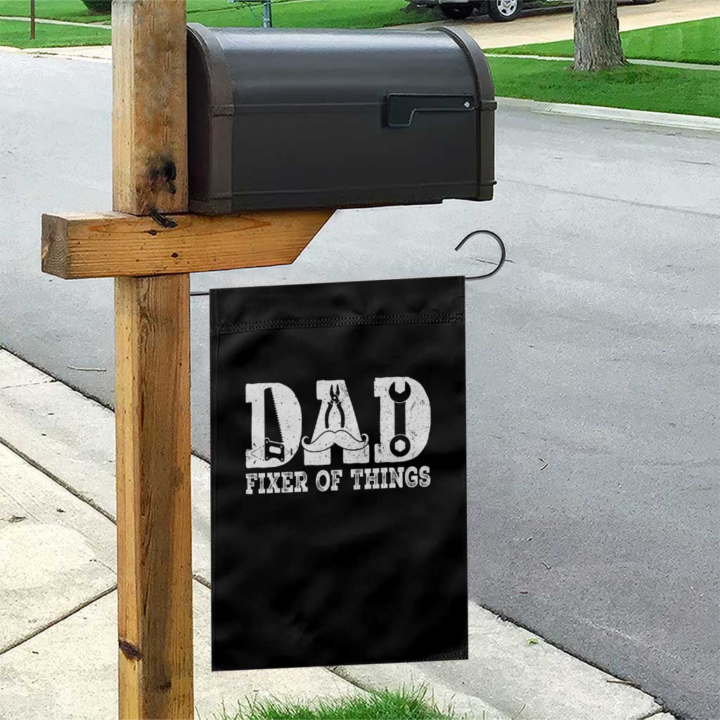 Handyman Dad Fixer Of Everything Garden Flag Funny Garage Papa TS12 Print Your Wear