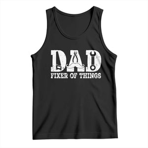 Handyman Dad Fixer Of Everything Tank Top Funny Garage Papa TS12 Black Print Your Wear