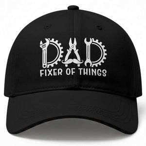 Dad Fixer Of Everything Garage Life Baseball Cap Auto Mechanic Fathers Day Gift TS12 Print Your Wear