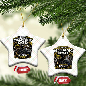 Best Mechanic Dad Ever Ceramic Ornament Auto Repair Fathers Day Graphic TS12 Print Your Wear