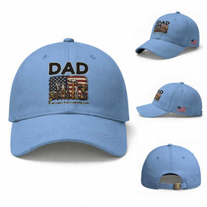 Mechanic Dad American Flag Baseball Cap If He Cant Fix It No One Can TS12 Baseball Cap Universal Fit Light Blue Print Your Wear