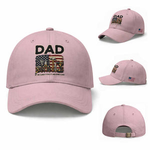 Mechanic Dad American Flag Baseball Cap If He Cant Fix It No One Can TS12 Baseball Cap Universal Fit Light Pink Print Your Wear
