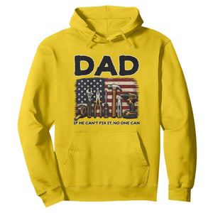 Mechanic Dad American Flag Hoodie If He Cant Fix It No One Can TS12 Daisy Print Your Wear